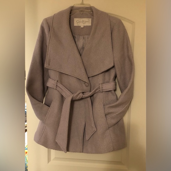 Jessica Simpson peacoat lavender women’s medium coat - Picture 3 of 9